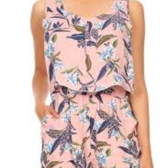 Floral one-piece romper, Size S, NWT - Picture 2 of 4